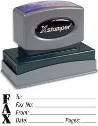 SHA3279 - Jumbo Stock Stamp - FAX