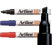 Artline EK-19 Industrial Marker - Chisel Tip