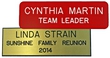 NBN13 - Standard Engraved Name Badge Text Only 1"x3"