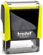 4911YN - Trodat Printy 4911 Neon Yellow Self-Inking Stamp