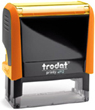 4912ON - Trodat Printy 4912 Neon Orange Self-Inking Stamp