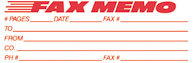 SHA3243 - SHA3243 - Jumbo Stock Stamp - FAX MEMO